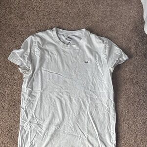 Hollister Men's White Short Sleeve Tee